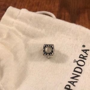 Pandora antique pearl bead